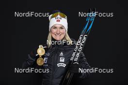 14.02.2020, Antholz, Italy (ITA): Marte Olsbu Roeiseland (NOR) - IBU world championships biathlon, medals, Antholz (ITA). www.nordicfocus.com. © Manzoni/NordicFocus. Every downloaded picture is fee-liable.