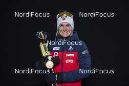 13.02.2020, Antholz, Italy (ITA): Marte Olsbu Roeiseland (NOR) - IBU World Championships Biathlon, medals, Antholz (ITA). www.nordicfocus.com. © Manzoni/NordicFocus. Every downloaded picture is fee-liable.