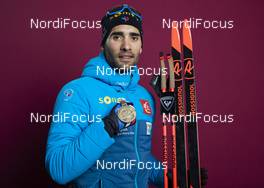 15.02.2020, Antholz, Italy (ITA): Martin Fourcade (FRA) - IBU World Championships Biathlon, medals, Antholz (ITA). www.nordicfocus.com. © Manzoni/NordicFocus. Every downloaded picture is fee-liable.