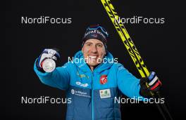 15.02.2020, Antholz, Italy (ITA): Quentin Fillon Maillet (FRA) - IBU World Championships Biathlon, medals, Antholz (ITA). www.nordicfocus.com. © Manzoni/NordicFocus. Every downloaded picture is fee-liable.