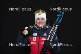 13.02.2020, Antholz, Italy (ITA): Marte Olsbu Roeiseland (NOR) - IBU World Championships Biathlon, medals, Antholz (ITA). www.nordicfocus.com. © Manzoni/NordicFocus. Every downloaded picture is fee-liable.