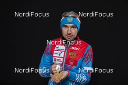 15.02.2020, Antholz, Italy (ITA): Alexander Loginov (RUS) - IBU World Championships Biathlon, medals, Antholz (ITA). www.nordicfocus.com. © Manzoni/NordicFocus. Every downloaded picture is fee-liable.