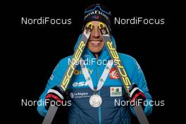 15.02.2020, Antholz, Italy (ITA): Quentin Fillon Maillet (FRA) - IBU World Championships Biathlon, medals, Antholz (ITA). www.nordicfocus.com. © Manzoni/NordicFocus. Every downloaded picture is fee-liable.