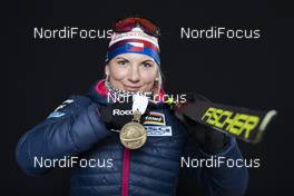 14.02.2020, Antholz, Italy (ITA): Lucie Charvatova (CZE) - IBU world championships biathlon, medals, Antholz (ITA). www.nordicfocus.com. © Manzoni/NordicFocus. Every downloaded picture is fee-liable.