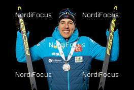 15.02.2020, Antholz, Italy (ITA): Quentin Fillon Maillet (FRA) - IBU World Championships Biathlon, medals, Antholz (ITA). www.nordicfocus.com. © Manzoni/NordicFocus. Every downloaded picture is fee-liable.