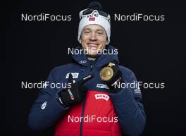 13.02.2020, Antholz, Italy (ITA): Tarjei Boe (NOR) - IBU World Championships Biathlon, medals, Antholz (ITA). www.nordicfocus.com. © Manzoni/NordicFocus. Every downloaded picture is fee-liable.