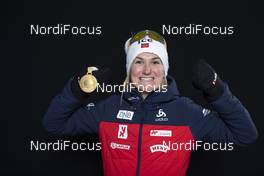 13.02.2020, Antholz, Italy (ITA): Marte Olsbu Roeiseland (NOR) - IBU World Championships Biathlon, medals, Antholz (ITA). www.nordicfocus.com. © Manzoni/NordicFocus. Every downloaded picture is fee-liable.