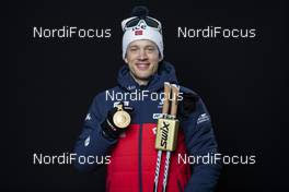 13.02.2020, Antholz, Italy (ITA): Tarjei Boe (NOR) - IBU World Championships Biathlon, medals, Antholz (ITA). www.nordicfocus.com. © Manzoni/NordicFocus. Every downloaded picture is fee-liable.