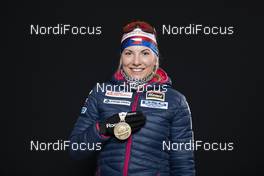 14.02.2020, Antholz, Italy (ITA): Lucie Charvatova (CZE) - IBU world championships biathlon, medals, Antholz (ITA). www.nordicfocus.com. © Manzoni/NordicFocus. Every downloaded picture is fee-liable.