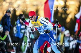 05.01.2020, Val di Fiemme, Italy (ITA): Jonas Baumann (SUI) - FIS world cup cross-country, tour de ski, final climb men, Val di Fiemme (ITA). www.nordicfocus.com. © Becchis/NordicFocus. Every downloaded picture is fee-liable.