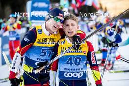 05.01.2020, Val di Fiemme, Italy (ITA): Kamil Bury (POL), Dominik Bury (POL), (l-r)  - FIS world cup cross-country, tour de ski, final climb men, Val di Fiemme (ITA). www.nordicfocus.com. © Modica/NordicFocus. Every downloaded picture is fee-liable.