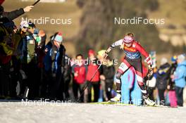 05.01.2020, Val di Fiemme, Italy (ITA): Teresa Stadlober (AUT) - FIS world cup cross-country, tour de ski, final climb women, Val di Fiemme (ITA). www.nordicfocus.com. © Becchis/NordicFocus. Every downloaded picture is fee-liable.