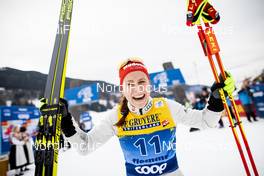 03.01.2020, Val di Fiemme, Italy (ITA): Katharina Hennig (GER) - FIS world cup cross-country, tour de ski, mass women, Val di Fiemme (ITA). www.nordicfocus.com. © Modica/NordicFocus. Every downloaded picture is fee-liable.