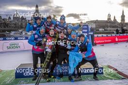 11.01.2020, Dresden, Germany (GER):  Team France - FIS world cup cross-country, individual sprint, Dresden (GER). www.nordicfocus.com. © Thibaut/NordicFocus. Every downloaded picture is fee-liable.