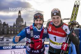 11.01.2020, Dresden, Germany (GER): Lucas Chanavat (FRA) - FIS world cup cross-country, individual sprint, Dresden (GER). www.nordicfocus.com. © Thibaut/NordicFocus. Every downloaded picture is fee-liable.