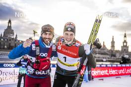 11.01.2020, Dresden, Germany (GER): Lucas Chanavat (FRA) - FIS world cup cross-country, individual sprint, Dresden (GER). www.nordicfocus.com. © Thibaut/NordicFocus. Every downloaded picture is fee-liable.