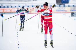 01.03.2020, Lahti Finland (FIN): Johannes Hoesflot Klaebo (NOR) - FIS world cup cross-country, 4x10km men, Lahti (FIN). www.nordicfocus.com. © Modica/NordicFocus. Every downloaded picture is fee-liable.