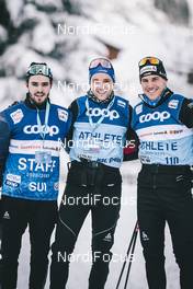 11.12.2020, Davos, Switzerland (SUI): Erwan Kaeser (SUI), (l-r)  - FIS world cup cross-country, training, Davos (SUI). www.nordicfocus.com. © Modica/NordicFocus. Every downloaded picture is fee-liable.