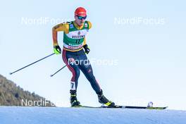 11.01.2020, Val di Fiemme, Italy (ITA): Julian Schmid (GER) - FIS world cup nordic combined, individual gundersen HS104/10km, Val di Fiemme (ITA). www.nordicfocus.com. © Volk/NordicFocus. Every downloaded picture is fee-liable.