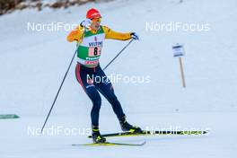 12.01.2020, Val di Fiemme, Italy (ITA): Eric Frenzel (GER) - FIS world cup nordic combined, team sprint HS104/2x7.5km, Val di Fiemme (ITA). www.nordicfocus.com. © Volk/NordicFocus. Every downloaded picture is fee-liable.