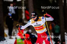 29.02.2020 Lahti, Finland (FIN): Jarl Magnus Riiber (NOR) - FIS world cup nordic combined, team sprint HS130/2x7.5km, Lahti (FIN). www.nordicfocus.com. © Modica/NordicFocus. Every downloaded picture is fee-liable.