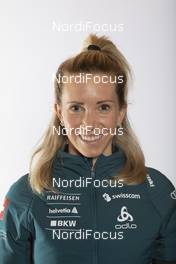 01.12.2020, Kontiolahti, Finland, (FIN): Elisa Gasparin (SUI) - IBU world cup biathlon, photoshooting, Kontiolahti (FIN). www.nordicfocus.com. © Manzoni/NordicFocus. Every downloaded picture is fee-liable.