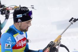 06.01.2021, Oberhof, Germany (GER): Simon Desthieux (FRA) -  IBU World Cup Biathlon, training, Oberhof (GER). www.nordicfocus.com. © Manzoni/NordicFocus. Every downloaded picture is fee-liable.