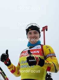 07.01.2021, Oberhof, Germany (GER): Florent Claude (BEL) -  IBU World Cup Biathlon, training, Oberhof (GER). www.nordicfocus.com. © Manzoni/NordicFocus. Every downloaded picture is fee-liable.