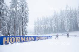 06.01.2021, Oberhof, Germany (GER): Industry Feature: Hoermann Banners -  IBU World Cup Biathlon, training, Oberhof (GER). www.nordicfocus.com. © Manzoni/NordicFocus. Every downloaded picture is fee-liable.