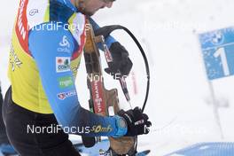 06.01.2021, Oberhof, Germany (GER): Simon Desthieux (FRA) -  IBU World Cup Biathlon, training, Oberhof (GER). www.nordicfocus.com. © Manzoni/NordicFocus. Every downloaded picture is fee-liable.