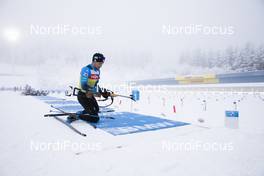 06.01.2021, Oberhof, Germany (GER): Simon Desthieux (FRA) -  IBU World Cup Biathlon, training, Oberhof (GER). www.nordicfocus.com. © Manzoni/NordicFocus. Every downloaded picture is fee-liable.