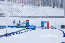 07.01.2021, Oberhof, Germany (GER): Feature: Overview over the start area of the Venue -  IBU World Cup Biathlon, training, Oberhof (GER). www.nordicfocus.com. © Manzoni/NordicFocus. Every downloaded picture is fee-liable.