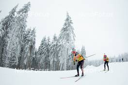 07.01.2021, Oberhof, Germany (GER): Benedikt Doll (GER), Arnd Peiffer (GER), (l-r) -  IBU World Cup Biathlon, training, Oberhof (GER). www.nordicfocus.com. © Manzoni/NordicFocus. Every downloaded picture is fee-liable.