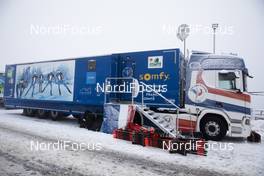 06.01.2021, Oberhof, Germany (GER): Event Feature: Team Truck, Wax Truck Team France -  IBU World Cup Biathlon, training, Oberhof (GER). www.nordicfocus.com. © Manzoni/NordicFocus. Every downloaded picture is fee-liable.