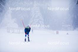 06.01.2021, Oberhof, Germany (GER): Event Feature: undefined athlete competes on the track -  IBU World Cup Biathlon, training, Oberhof (GER). www.nordicfocus.com. © Manzoni/NordicFocus. Every downloaded picture is fee-liable.