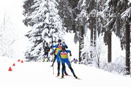 07.01.2021, Oberhof, Germany (GER): Quentin Fillon Maillet (FRA) -  IBU World Cup Biathlon, training, Oberhof (GER). www.nordicfocus.com. © Manzoni/NordicFocus. Every downloaded picture is fee-liable.