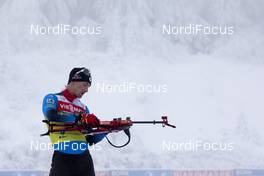 06.01.2021, Oberhof, Germany (GER): Fabien Claude (FRA) -  IBU World Cup Biathlon, training, Oberhof (GER). www.nordicfocus.com. © Manzoni/NordicFocus. Every downloaded picture is fee-liable.