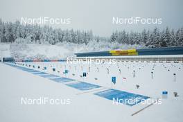 07.01.2021, Oberhof, Germany (GER): Feature: Overview over the shooting range -  IBU World Cup Biathlon, training, Oberhof (GER). www.nordicfocus.com. © Manzoni/NordicFocus. Every downloaded picture is fee-liable.