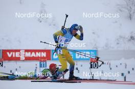 15.01.2021, Oberhof, Germany (GER): Sebastian Samuelsson (SWE) -  IBU World Cup Biathlon, relay men, Oberhof (GER). www.nordicfocus.com. © Manzoni/NordicFocus. Every downloaded picture is fee-liable.