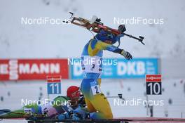 15.01.2021, Oberhof, Germany (GER): Sebastian Samuelsson (SWE) -  IBU World Cup Biathlon, relay men, Oberhof (GER). www.nordicfocus.com. © Manzoni/NordicFocus. Every downloaded picture is fee-liable.