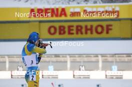 15.01.2021, Oberhof, Germany (GER): Sebastian Samuelsson (SWE) -  IBU World Cup Biathlon, relay men, Oberhof (GER). www.nordicfocus.com. © Manzoni/NordicFocus. Every downloaded picture is fee-liable.