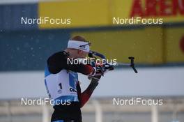 15.01.2021, Oberhof, Germany (GER): Johannes Thingnes Boe (NOR) -  IBU World Cup Biathlon, relay men, Oberhof (GER). www.nordicfocus.com. © Manzoni/NordicFocus. Every downloaded picture is fee-liable.