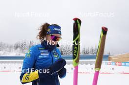 14.01.2021, Oberhof, Germany (GER): Hanna Oeberg (SWE) -  IBU World Cup Biathlon, sprint women, Oberhof (GER). www.nordicfocus.com. © Manzoni/NordicFocus. Every downloaded picture is fee-liable.