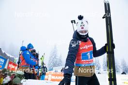 23.01.2021, Antholz, Italy (ITA): Johannes Thingnes Boe (NOR) -  IBU World Cup Biathlon, relay men, Antholz (ITA). www.nordicfocus.com. © Manzoni/NordicFocus. Every downloaded picture is fee-liable.