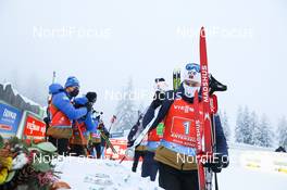 23.01.2021, Antholz, Italy (ITA): Sturla Holm Laegreid (NOR) -  IBU World Cup Biathlon, relay men, Antholz (ITA). www.nordicfocus.com. © Manzoni/NordicFocus. Every downloaded picture is fee-liable.