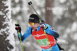 23.01.2021, Antholz, Italy (ITA): Quentin Fillon Maillet (FRA) -  IBU World Cup Biathlon, relay men, Antholz (ITA). www.nordicfocus.com. © Manzoni/NordicFocus. Every downloaded picture is fee-liable.