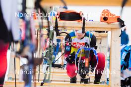 10.03.2021, Nove Mesto, Czech Republic (CZE): Johannes Thingnes Boe (NOR) - IBU World Cup Biathlon, training, Nove Mesto (CZE). www.nordicfocus.com. © Manzoni/NordicFocus. Every downloaded picture is fee-liable.