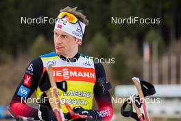 10.03.2021, Nove Mesto, Czech Republic (CZE): Sturla Holm Laegreid (NOR) - IBU World Cup Biathlon, training, Nove Mesto (CZE). www.nordicfocus.com. © Manzoni/NordicFocus. Every downloaded picture is fee-liable.