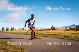 09.10.2021, Lavaze, Italy (ITA): Johannes Thingnes Boe (NOR) - Biathlon training, Lavaze (ITA). www.nordicfocus.com. © Vanzetta/NordicFocus. Every downloaded picture is fee-liable.