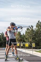 29.09.2021, Font-Romeu, France (FRA): Quentin Fillon Maillet (FRA) - Biathlon training, Font-Romeu (FRA). www.nordicfocus.com. © Leo Authamayou/NordicFocus. Every downloaded picture is fee-liable.